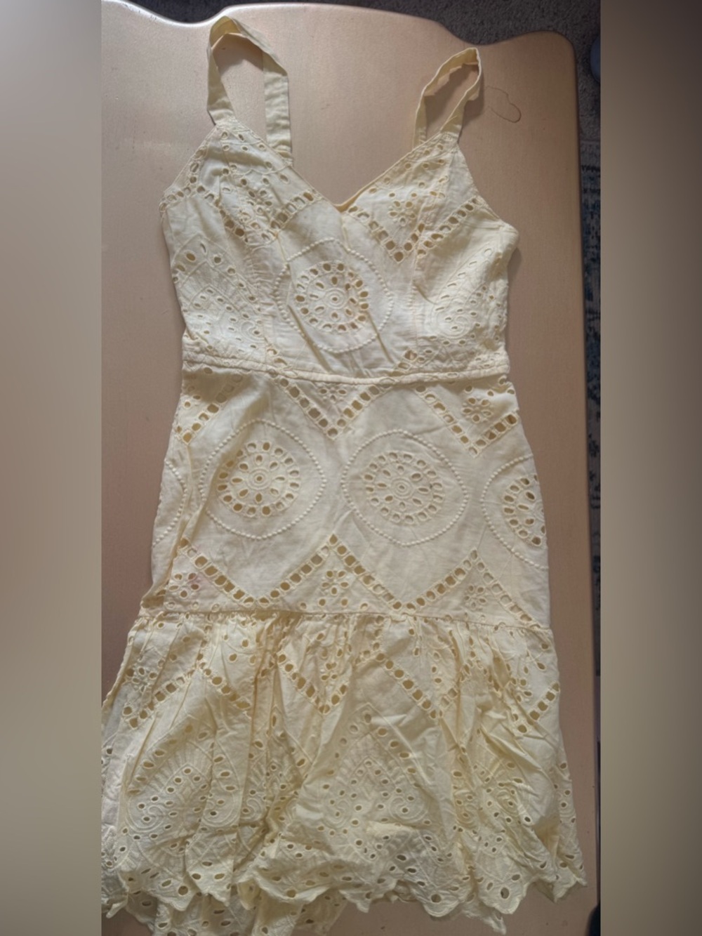 Pastel yellow dress
